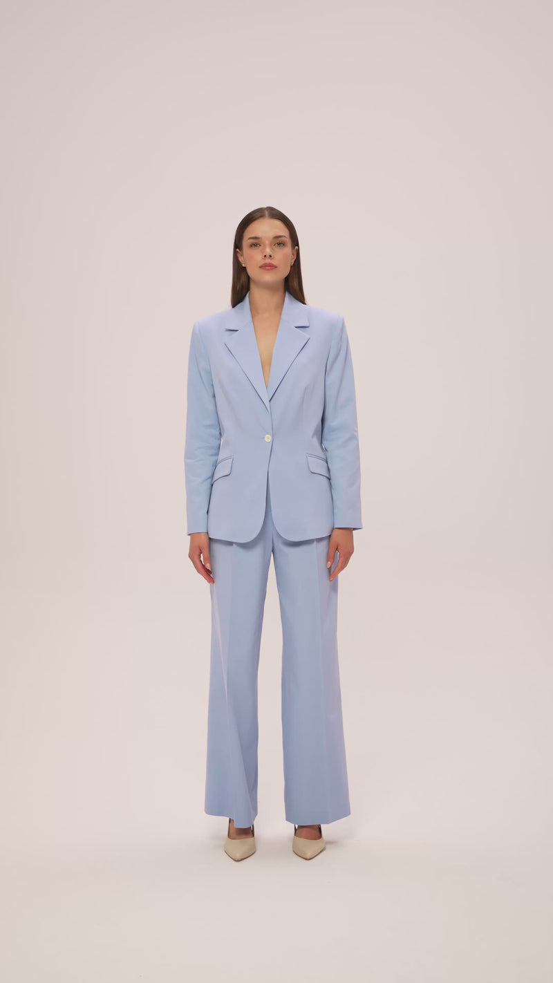 Pantaloni da abito a vita alta